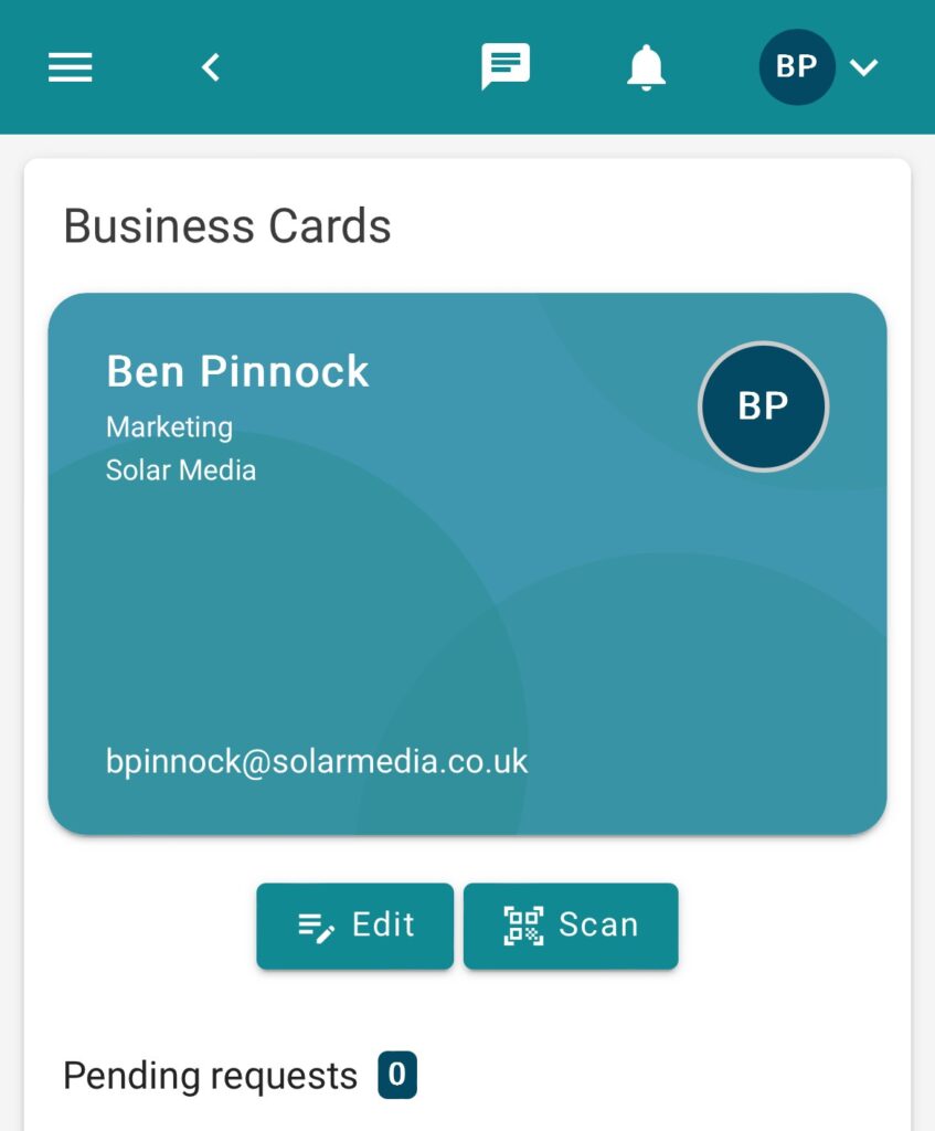 Business Card Business card app