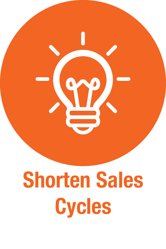 Shorten Sales Cycle Icon Shorten Sales Cycle Icon
